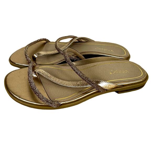Vionic Prism Sandal Gold Color Women's Size 8M New Without Box Condition - Picture 4 of 7
